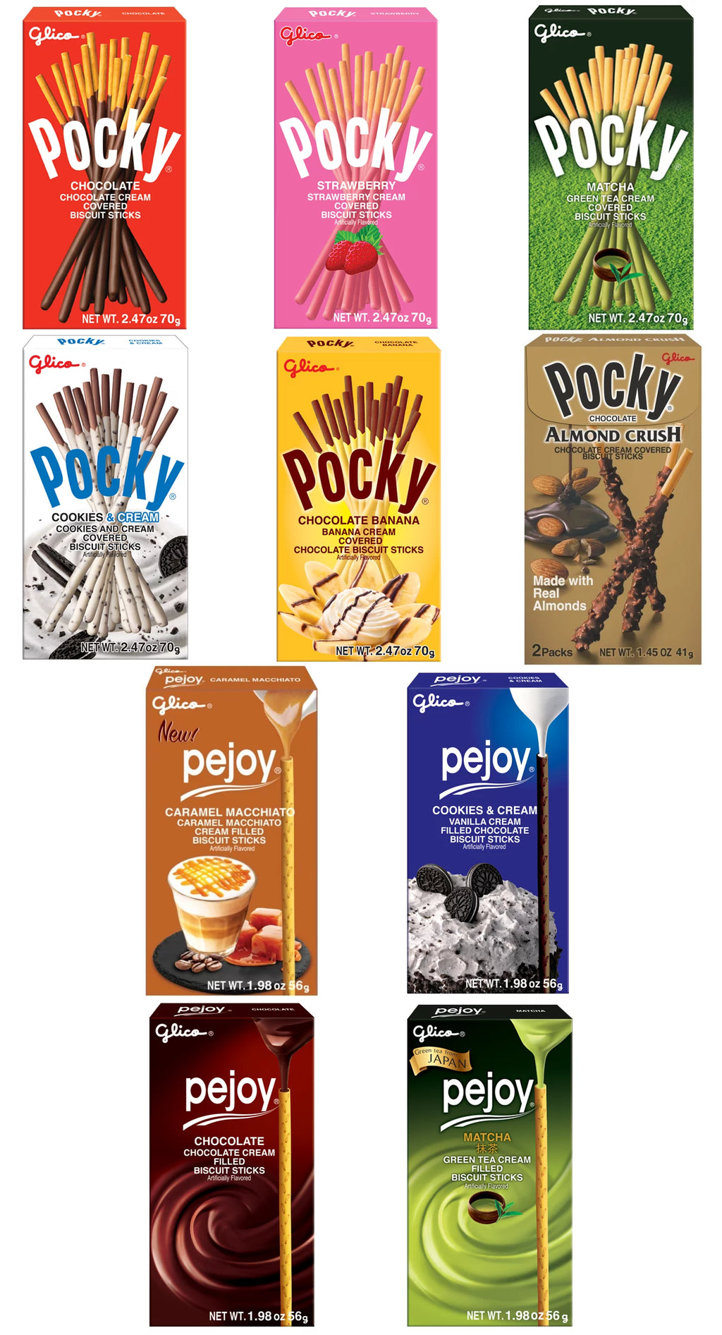 70g Biscuit Sticks Mix of 6 Flavors T116466