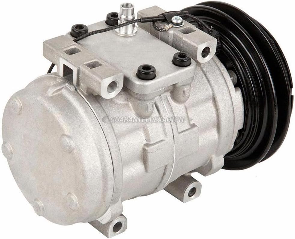 AC Compressor and V-Belt A/C Clutch for Toyota Hilux Pickup Truck 4Runner Celica Supra Corolla Van Replaces Denso 10P15C U966503