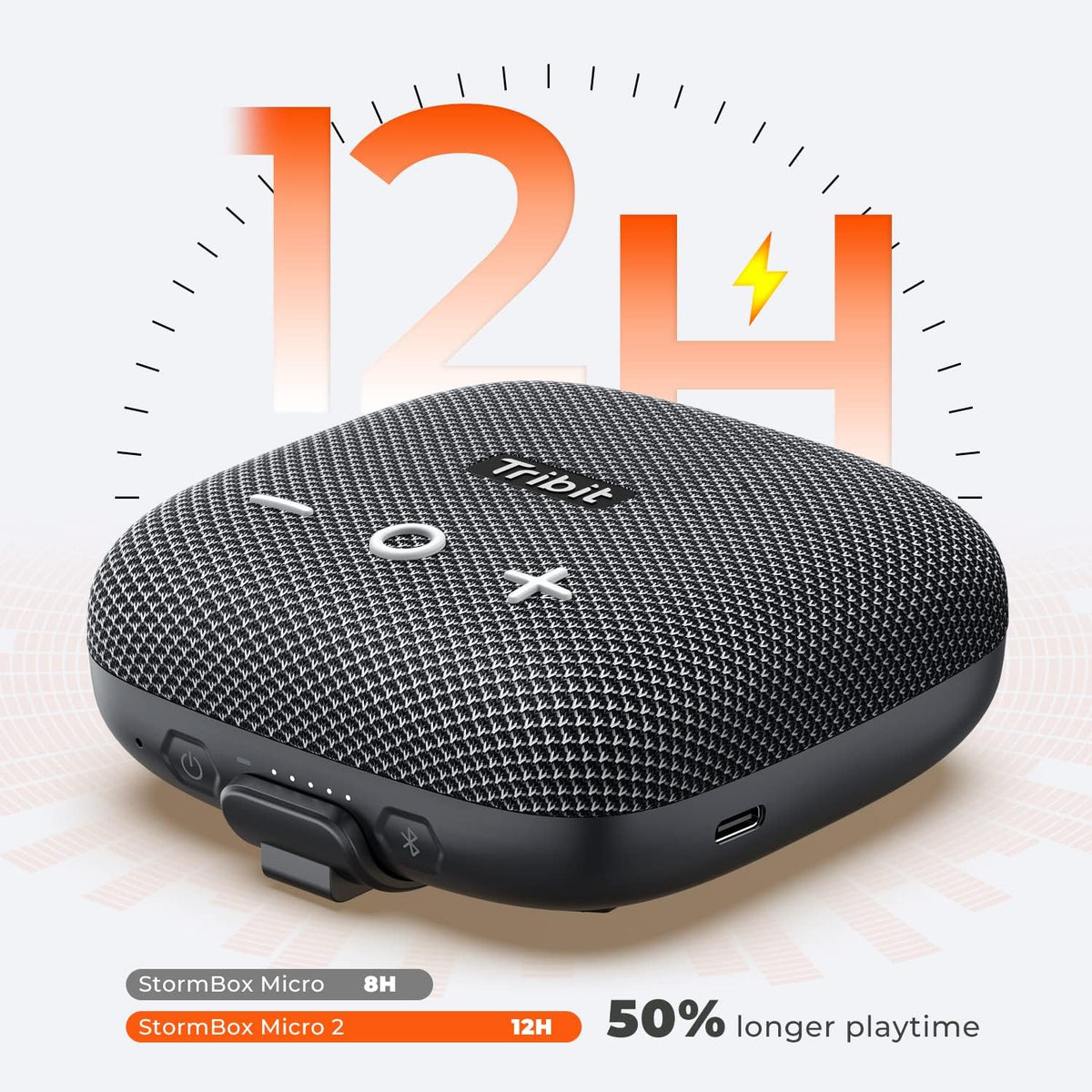 Portable Speaker 90dB Deep Bass IP67 Waterproof 12H Bluetooth E7190