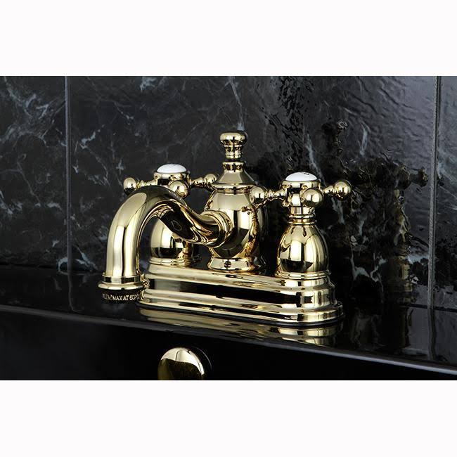 Oil Rubbed Bronze Centerset Lavatory Faucet with Metal Cross Handle T2962