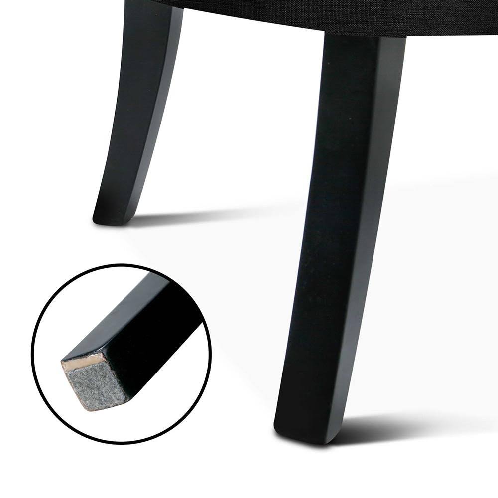 Black Fabric Accent Chair G459804