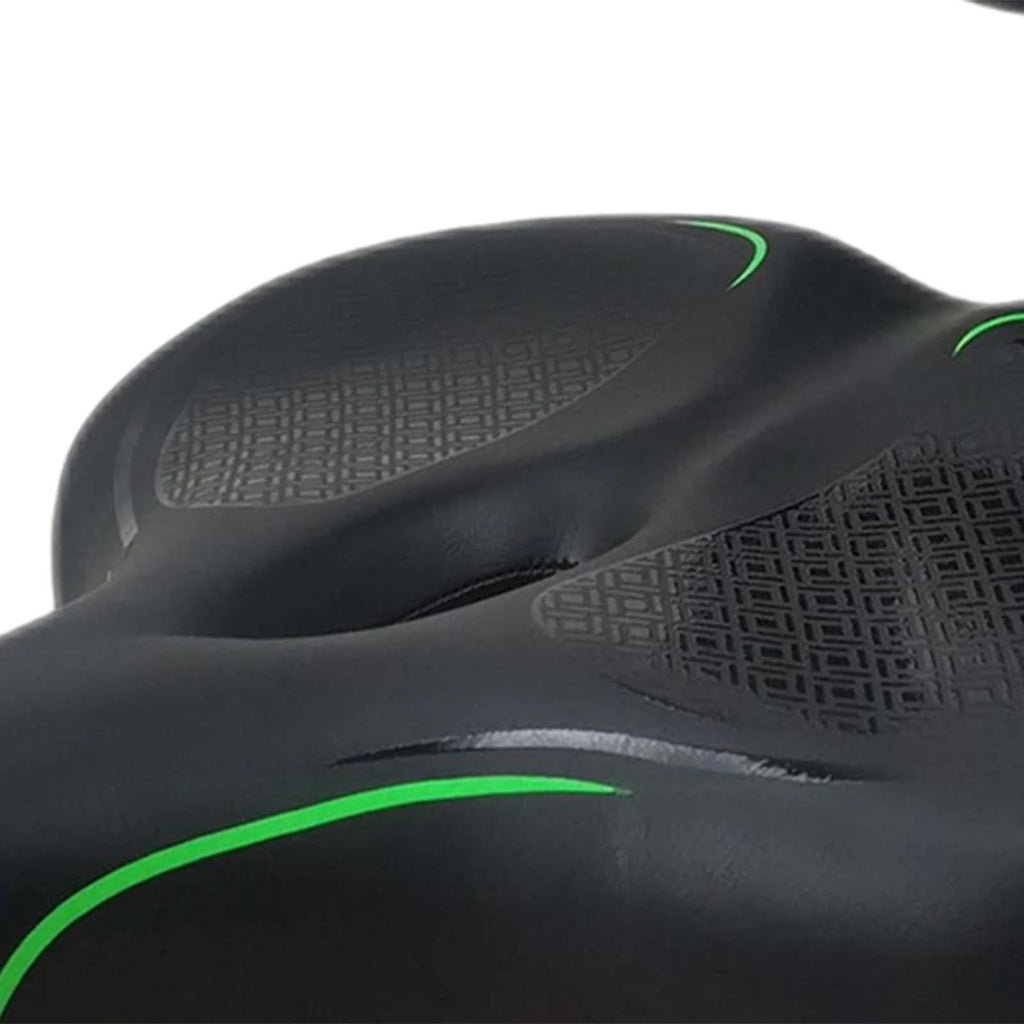 Green Bicycling Bike Seat with Backrest D7126