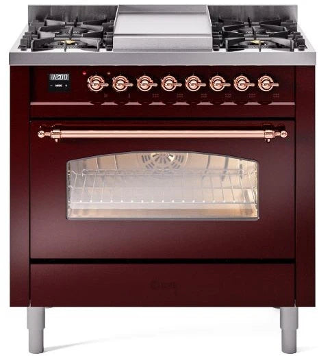 36 Dual Fuel Propane Gas Range O52544