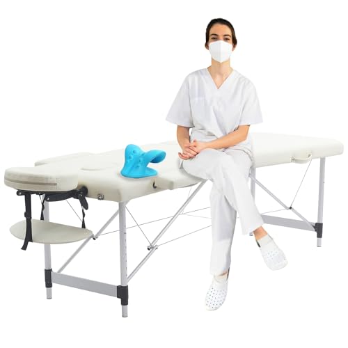 84 Inch Black Aluminum Massage Table W61039