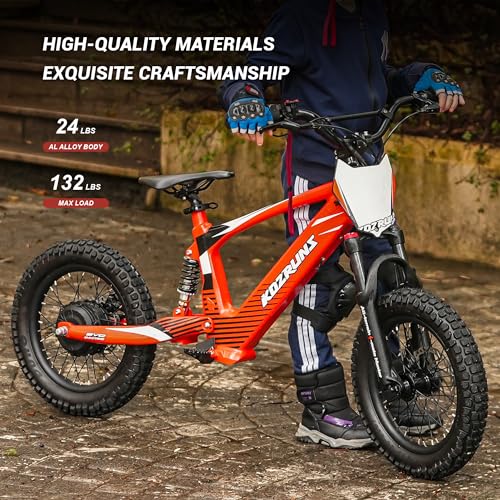 Lightweight Electric Dirt Bike, 750/850W Motor, 3-Speed Mode F26466