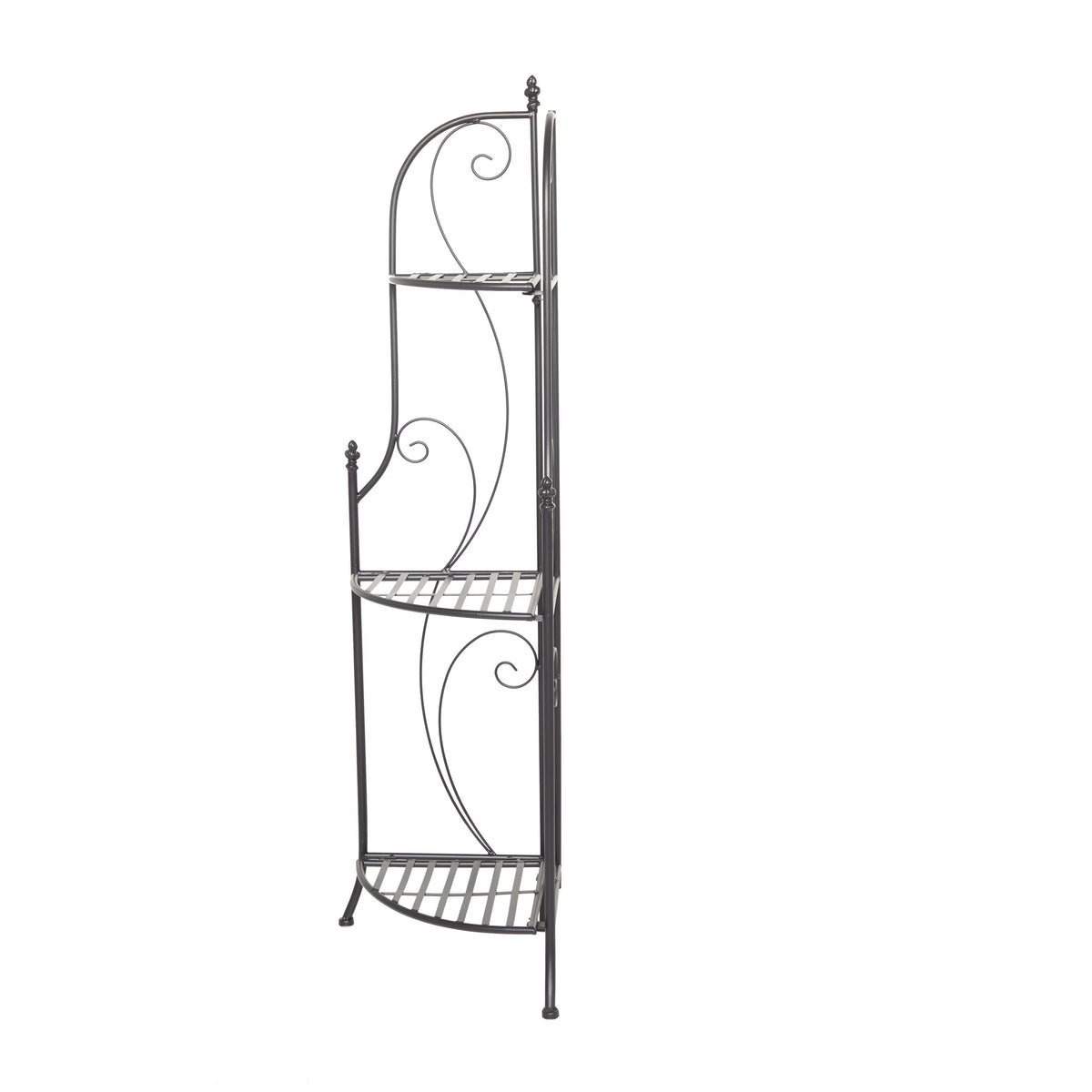 Black Iron Contemporary Bakers Rack K208285