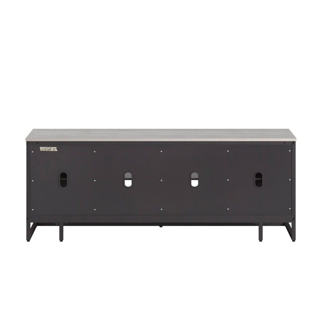 Black Metal TV Stand N464153