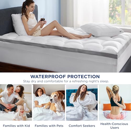 4 Inch Dual Layer Queen Mattress Topper B248975