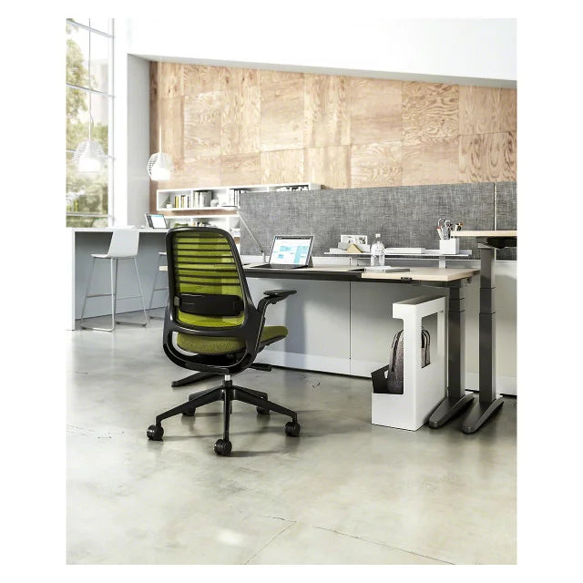 Black Office Chair with Lumbar Support Q8611