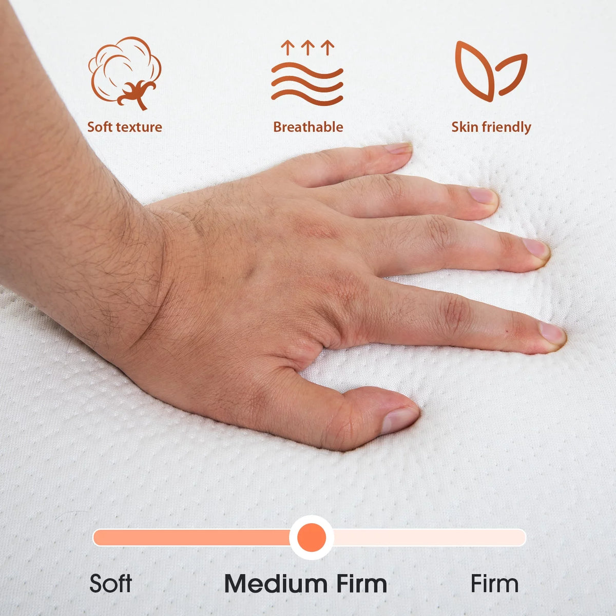 3 Inch Single Foldable Floor Mattress with Washable Cover R3878