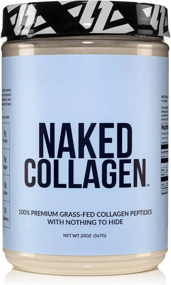 Unflavored Hydrolyzed Collagen Peptides Protein Powder, 60 Servings, 20oz E619517