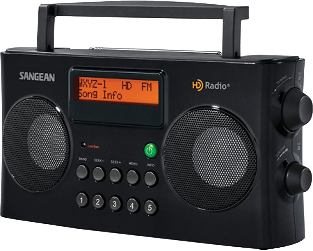 Black Portable HD Radio L994