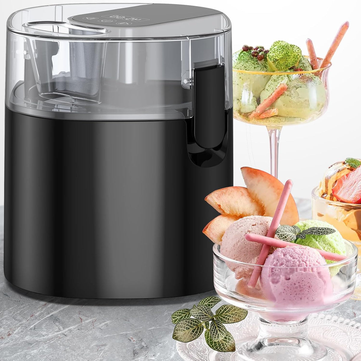 1.58 Quart Ice Cream Maker Machine with Double-Insulated Freezer Bowl G9426