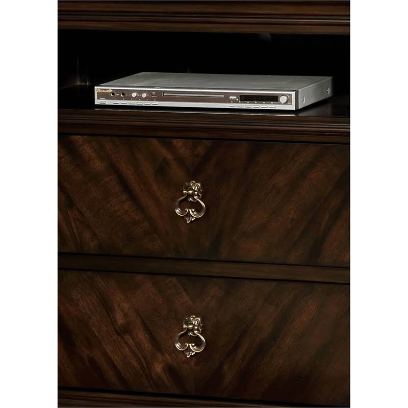 Espresso 2-Drawer Wood Chest W38255
