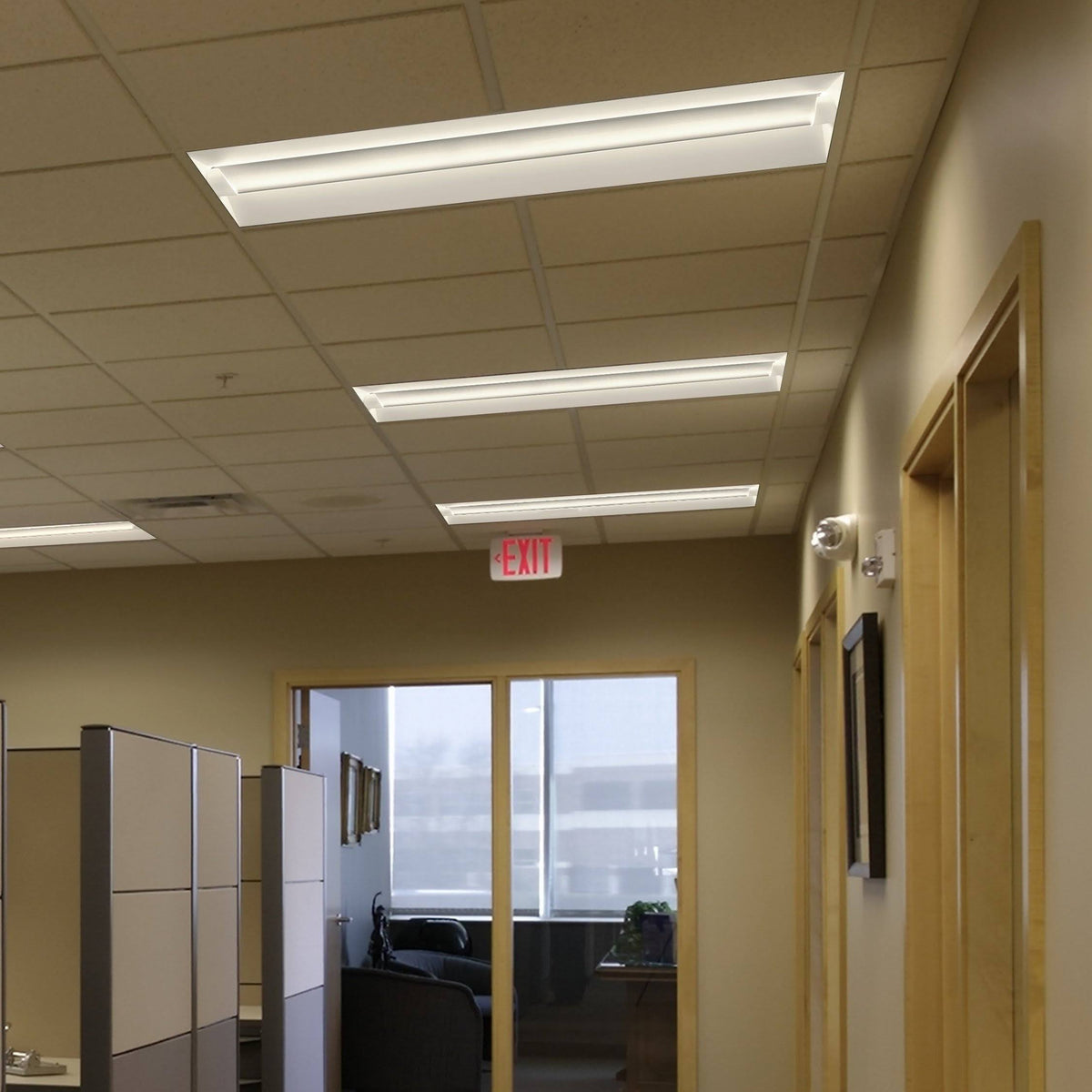 LED Low Profile Recessed Troffer G91640