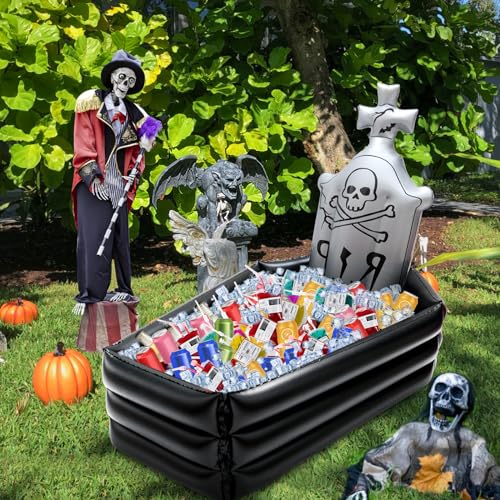 Inflatable Tombstone Coffin Drink Cooler F130
