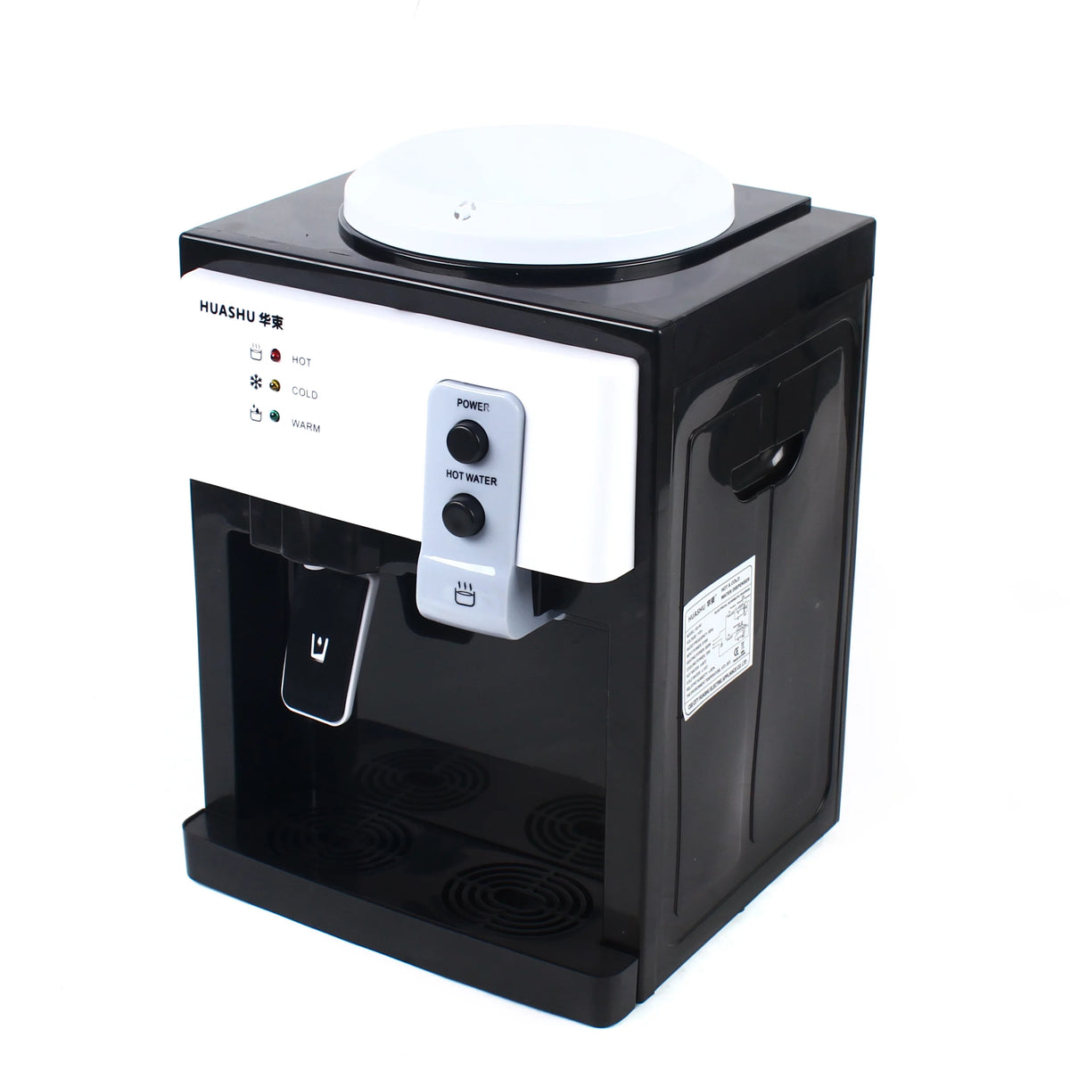 Top Loading Water Cooler Water Dispenser, 3 Temperature Settings, Black G382460