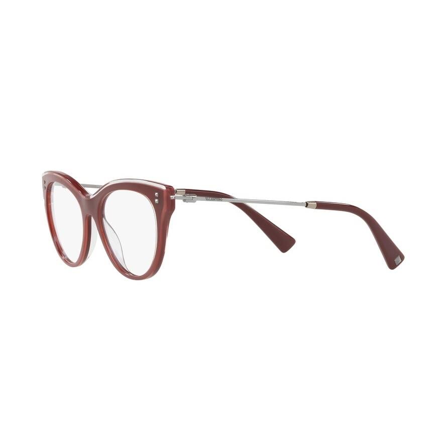 Transparent Burgundy Eyeglasses I179