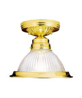 1-Light Polished Brass Flush Mount N65891