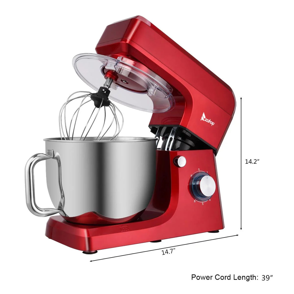 7L 660W Mixing Pot With Handle Red Q52794