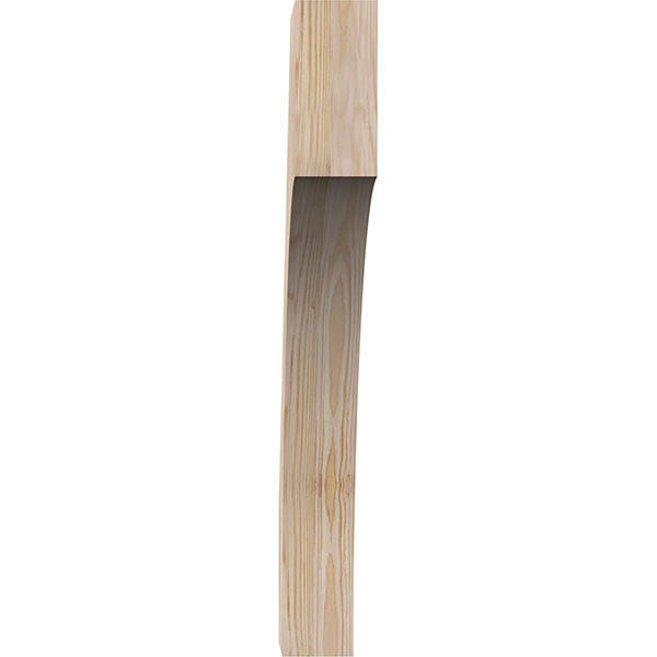 3 1/2x22W x 30x22D x 30x22H Smooth Brace, Douglas Fir U917377