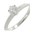 Solitaire Diamond 0.26ct E/VVS2 Ring Pt Platinum X5697
