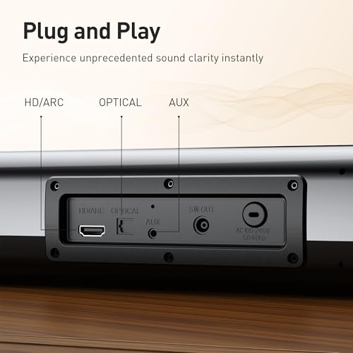 Karaoke Soundbar with Subwoofer, 2 Wireless Microphones, Bluetooth Speaker with Remote T194