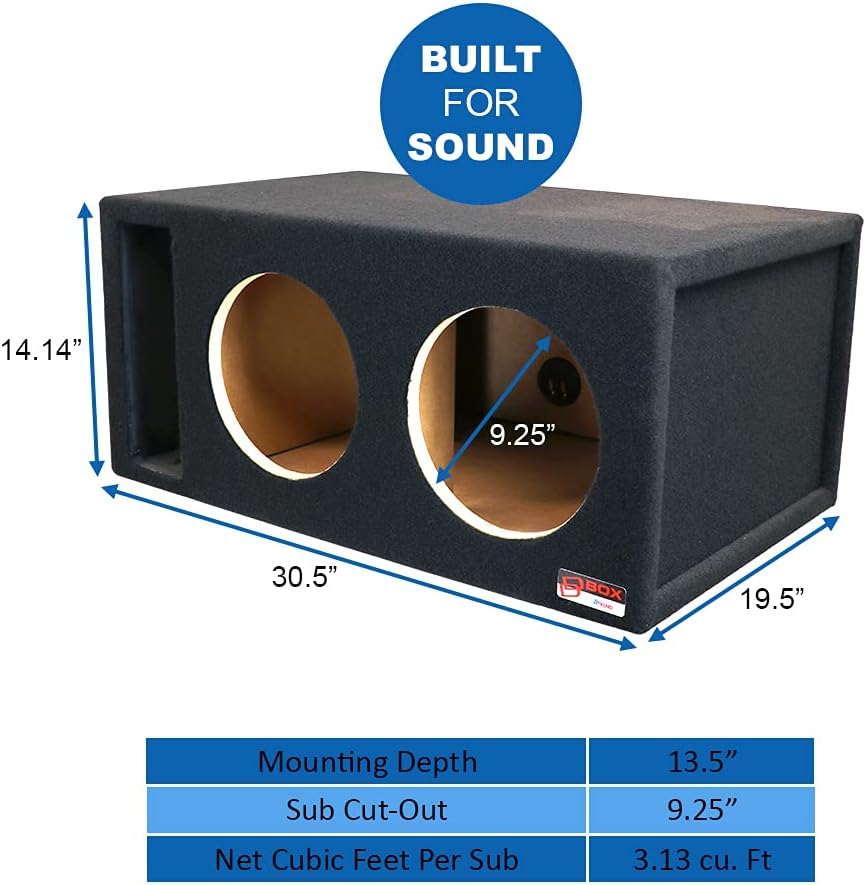 Dual Vented Woofer Enclosure W8547
