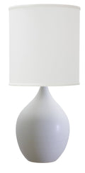 24 inch One Light Stoneware Table H9505