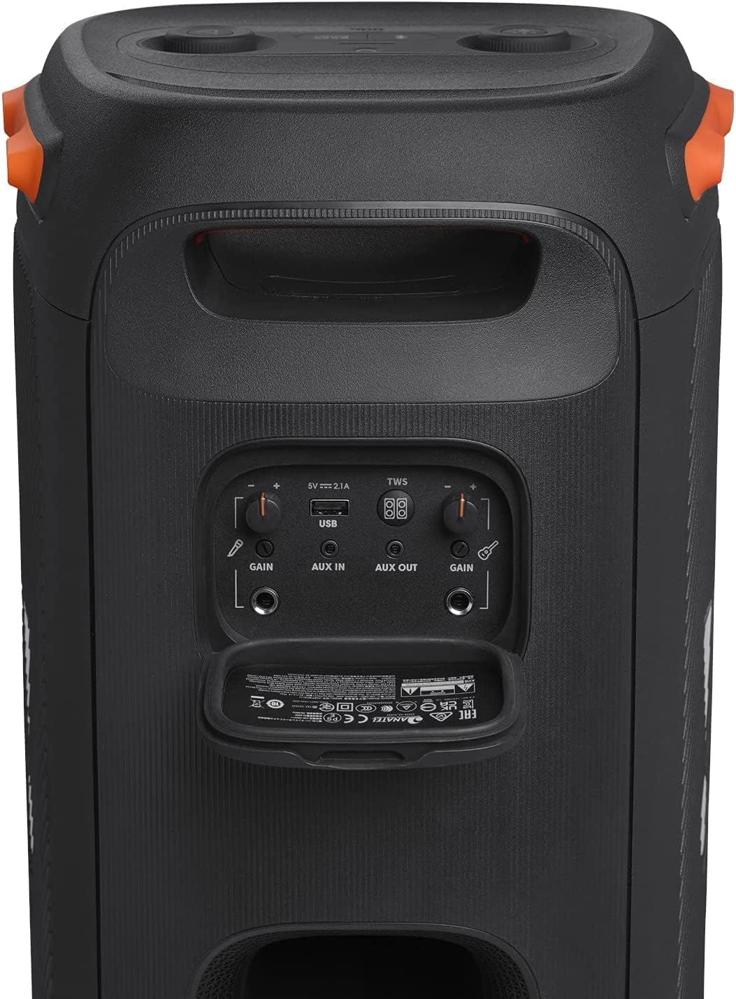Black Portable Bluetooth Speaker with Built-in Lights X50370