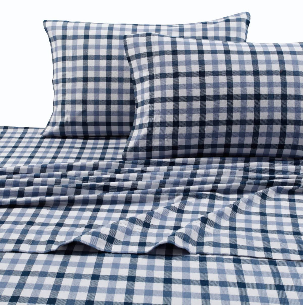 200 GSM Micro Plaid Flannel Sheet Set Twin XL K186017