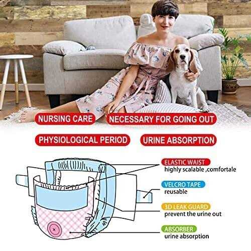 Soft Disposable Dog Diapers Q972018
