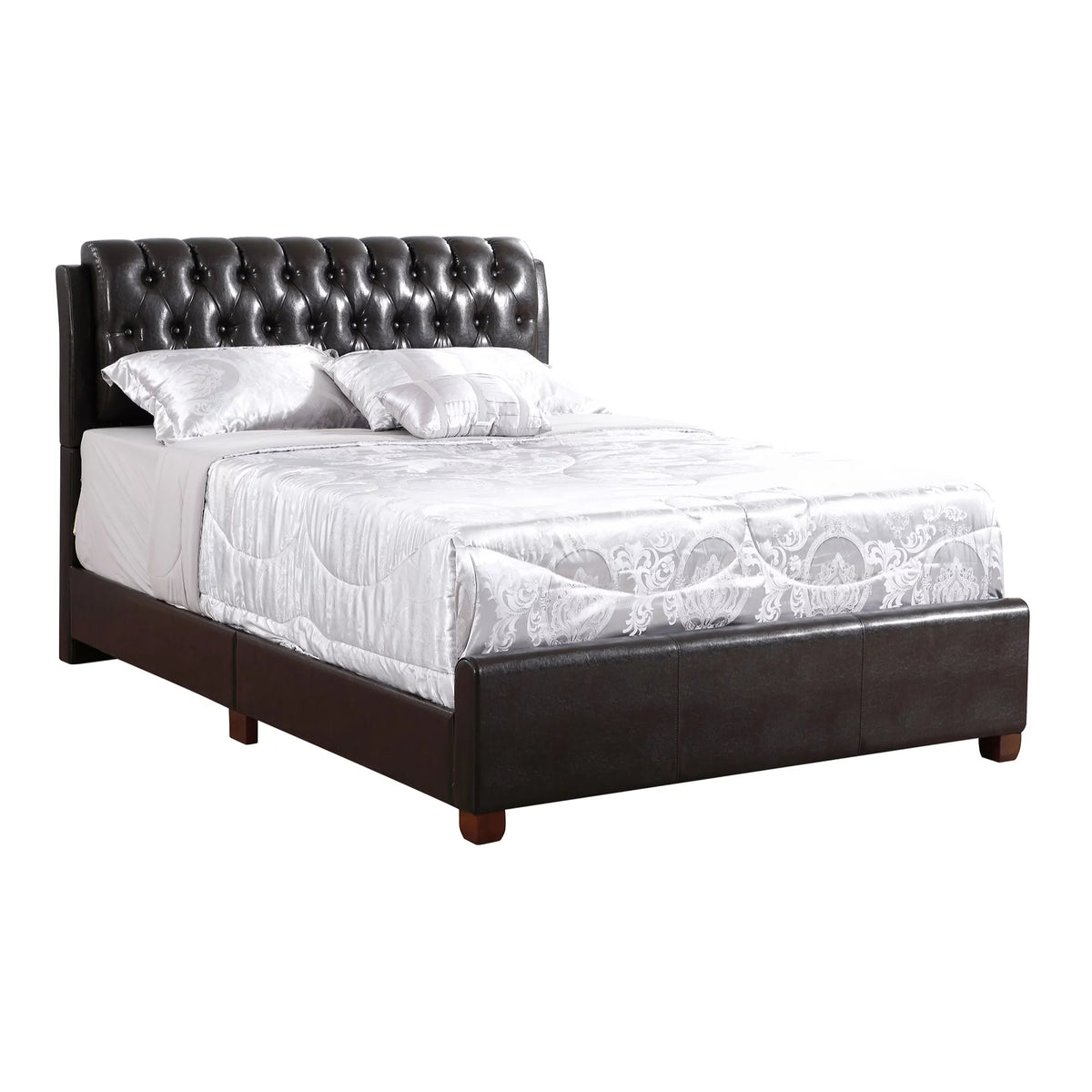 Dark Brown Queen Size Panel Beds G962580