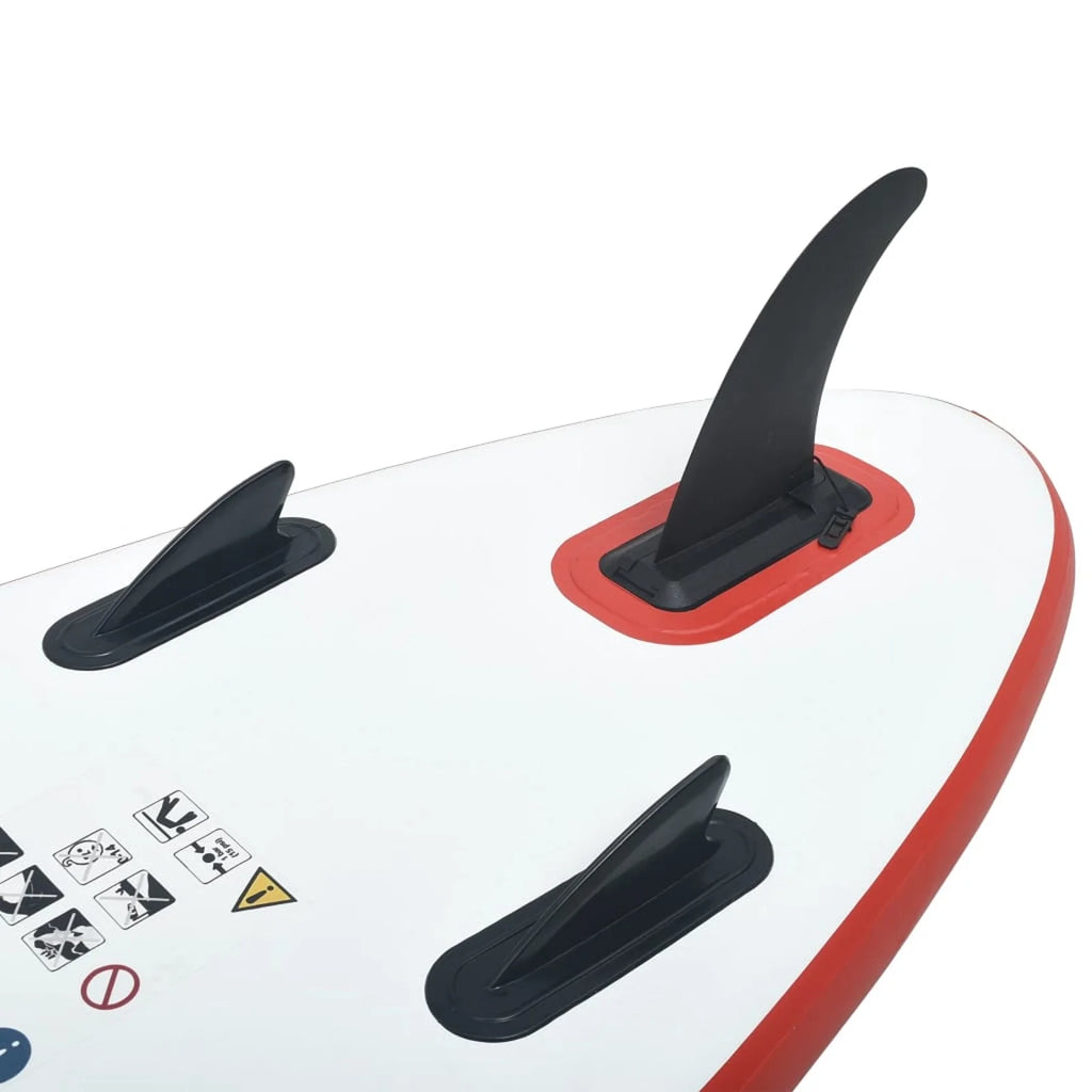 Inflatable Paddle Board Set with Oar, Fin, Hand Pump, Repair Kit and Carrying Bag V622
