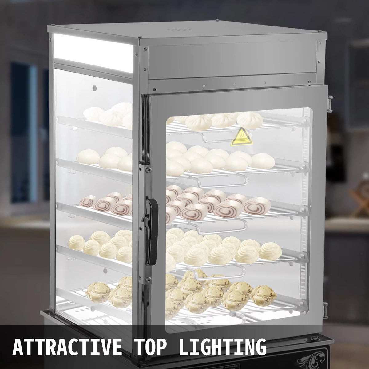 5-Layer Electric Bun Steamer with Racks S857672