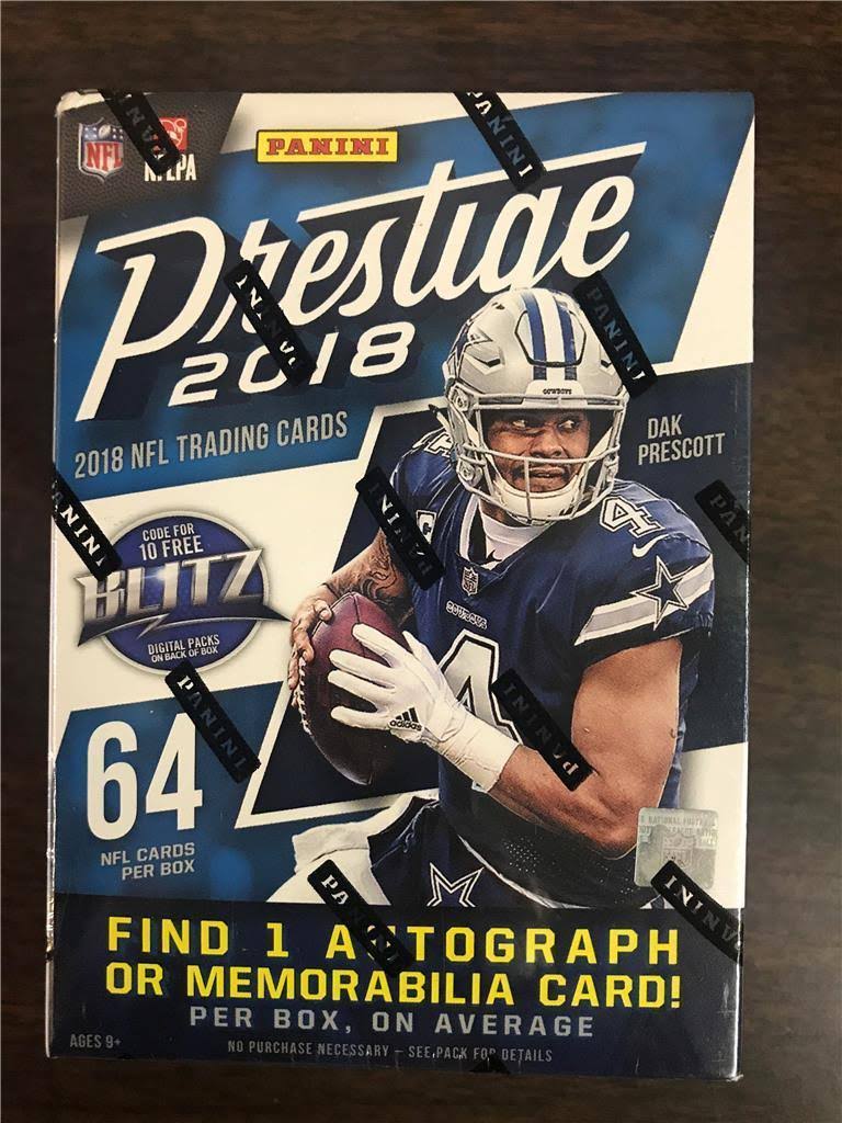 2018 Panini Prestige Football Trading Card Blaster Box 8 Packs U63595