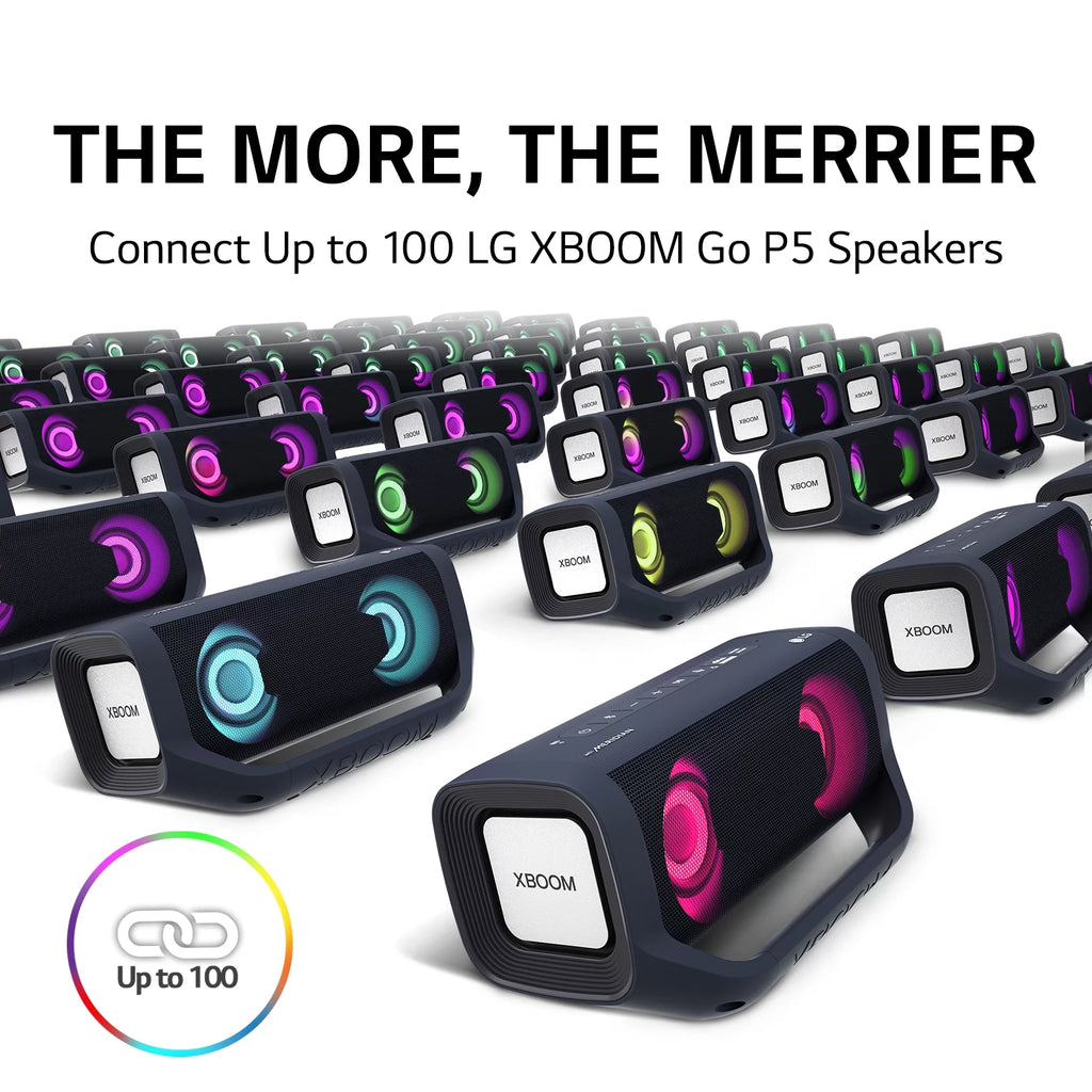 Black Portable Wireless Bluetooth Speaker Y505950