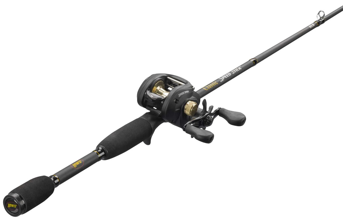 Black Baitcast Reel and Fishing Rod Combo M8919