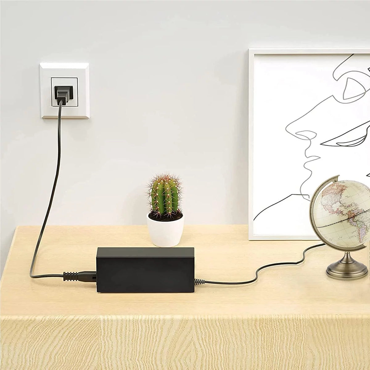 24V AC/DC Adapter Charging Base Power Supply Cord Cable X66341