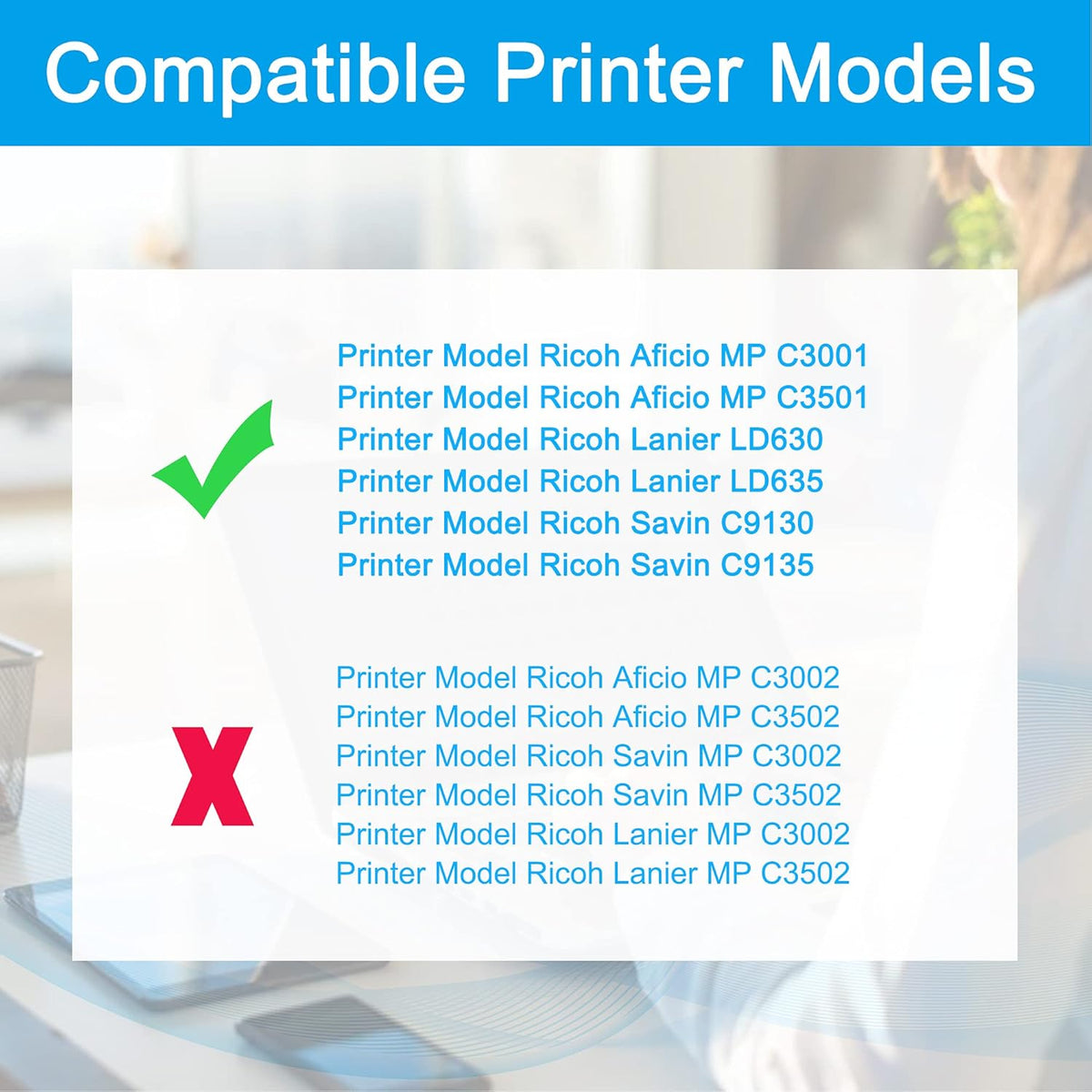 Compatible Toner Cartridge Replacement 4-Pack KCMY P47611