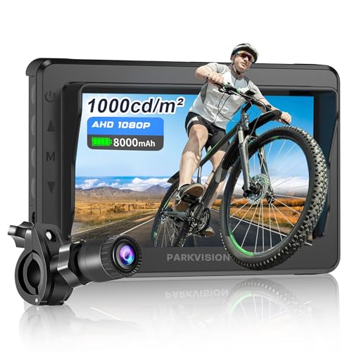 Bicycle Rear View Camera with 4.3'' HD 1080P Monitor and 8000mah Battery X21658