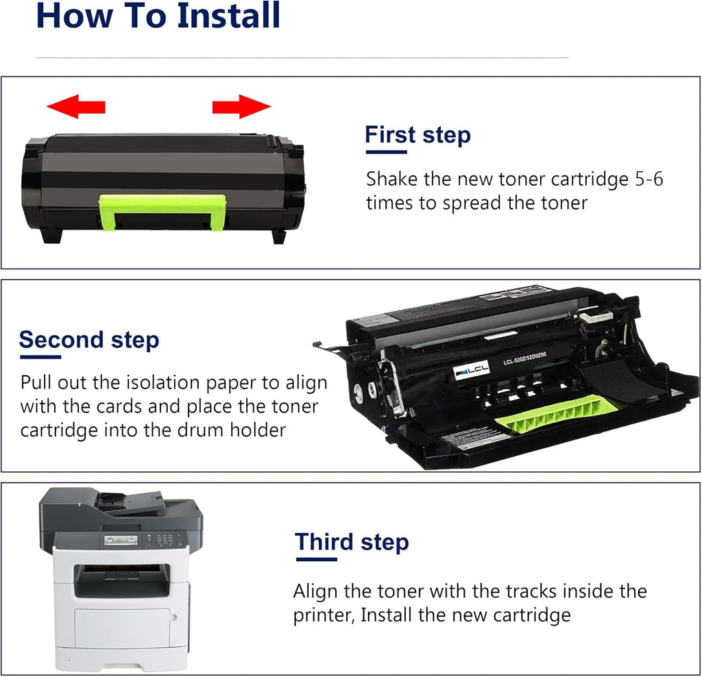 3 Pack Black Compatible Toner Cartridges I3490