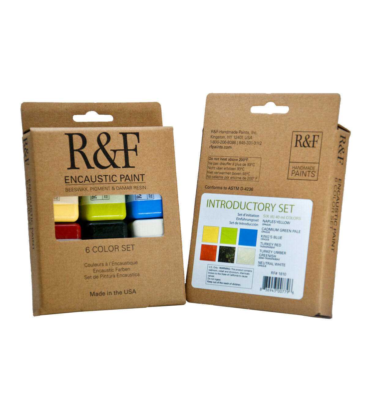 Encaustic Paint Cake Set 6 Color I672