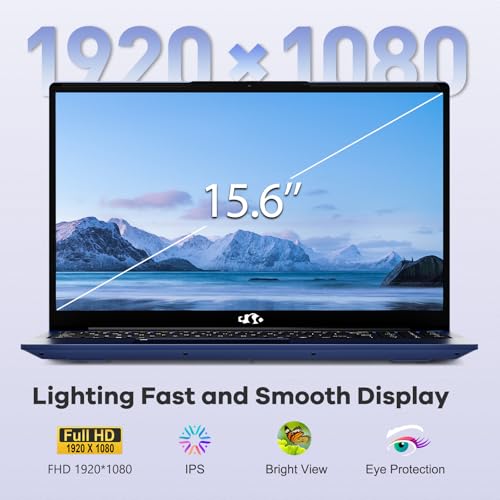 15.6" IPS FHD Gaming Laptop, 6 Cores AMD Ryzen 5 6600H 32GB DDR5 RAM 1TB SSD 660M GPU W394