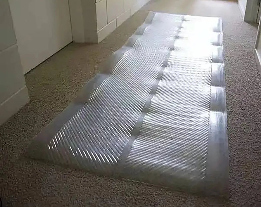 Clear Vinyl Plastic PVC Floor Runner Protector For Carpet (27" Wide) C822