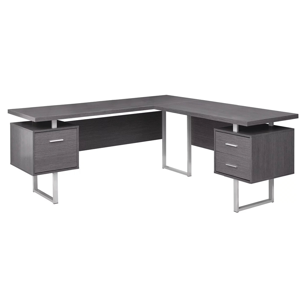 L Shape Computer Desk with Storage Drawers G6522