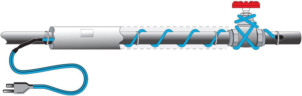 240-volt Self Regulating Pipe Freeze Cable Kit, 24-Feet G60760