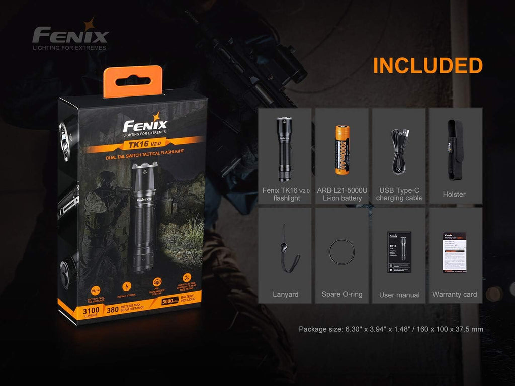 3100 Lumen LED Tactical Flashlight with USB Rechargeable Battery and Carrying Case Z618
