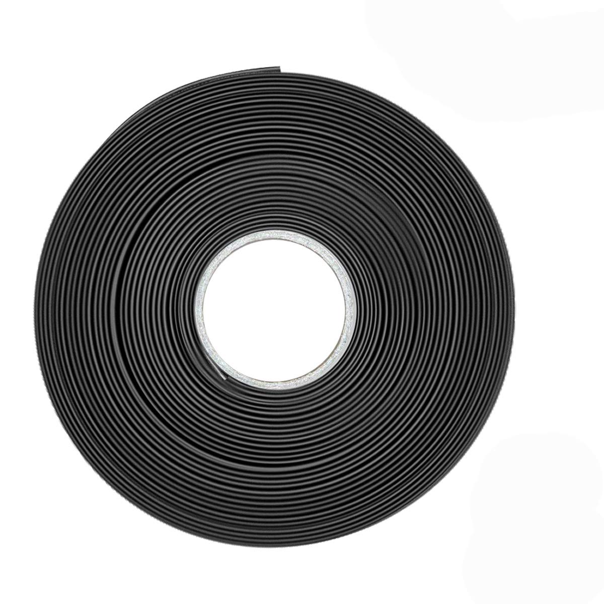 82 Ft 2 Inch (50mm) 3:1 Waterproof Heat Shrink Tubing Black Pack of 2 E3115