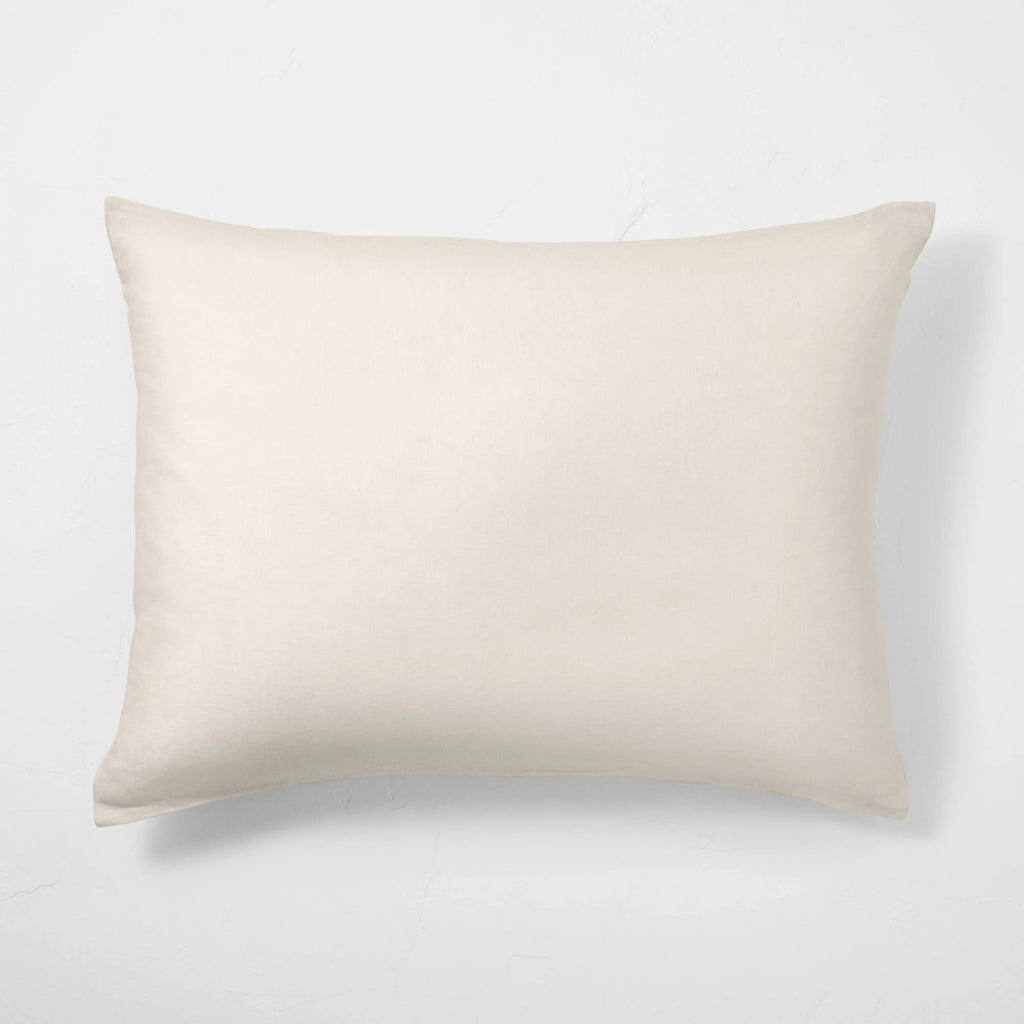 King Linen Duvet & Sham Set Natural P9795